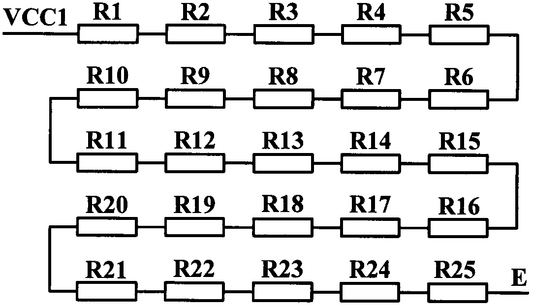 Single disc used for simulating heat consumption of IC (integrated circuit) chip