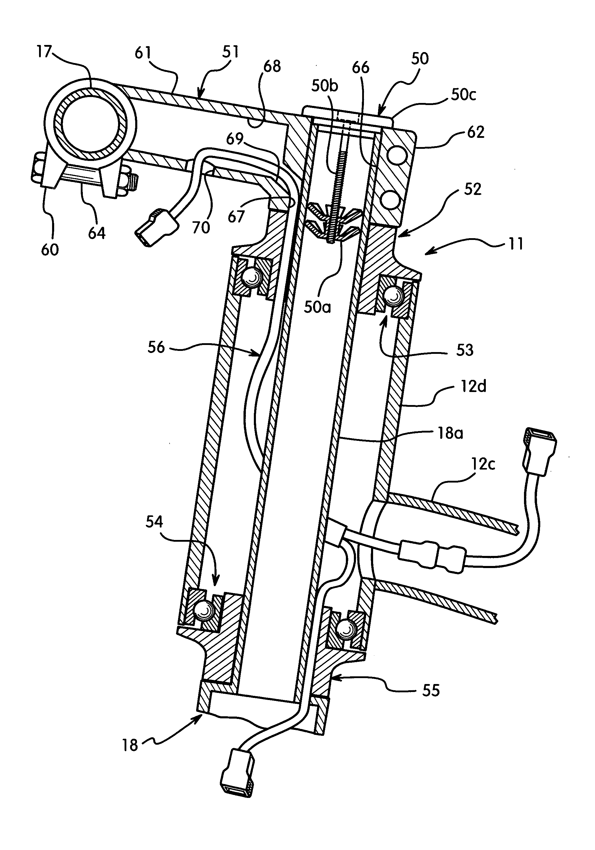 Bicycle headset structure