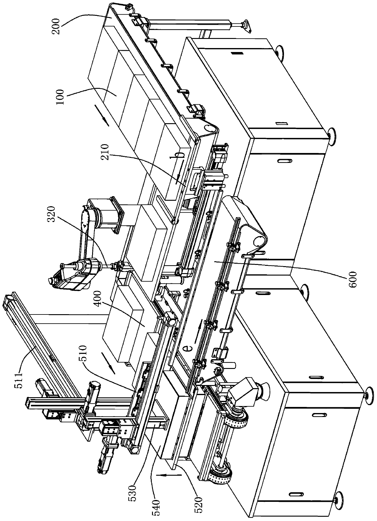 Device for removing outer packaging of containers and method for removing the same