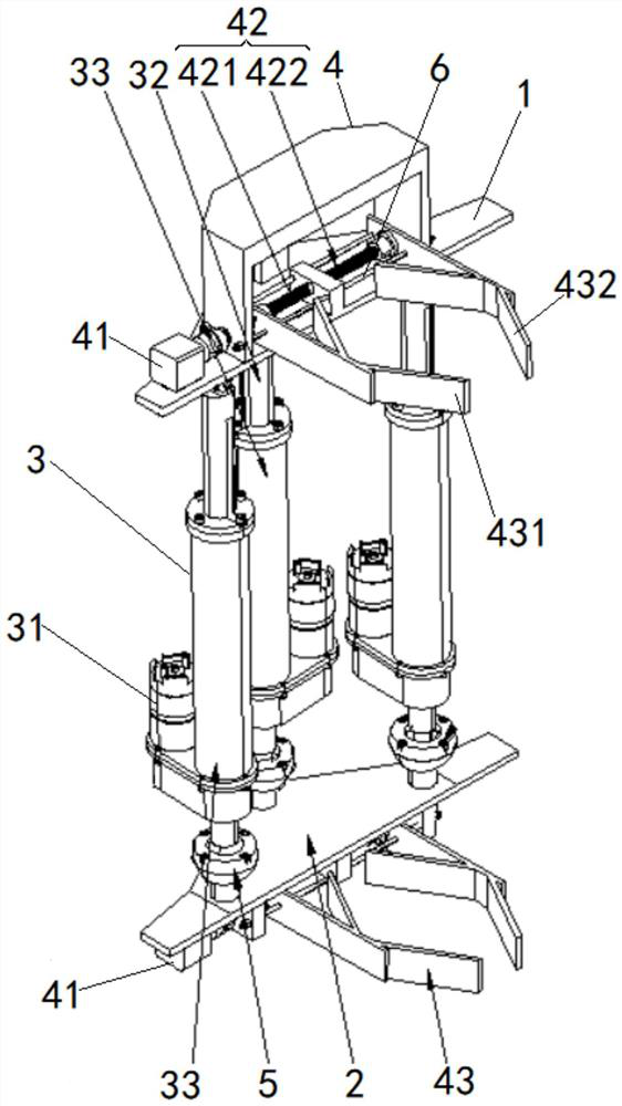 Stepping type tree climbing robot