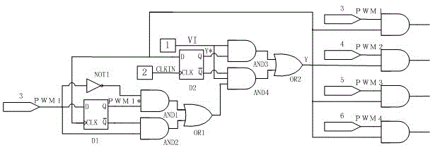 A phase-shifted full-bridge periodic self-protection circuit and its control method