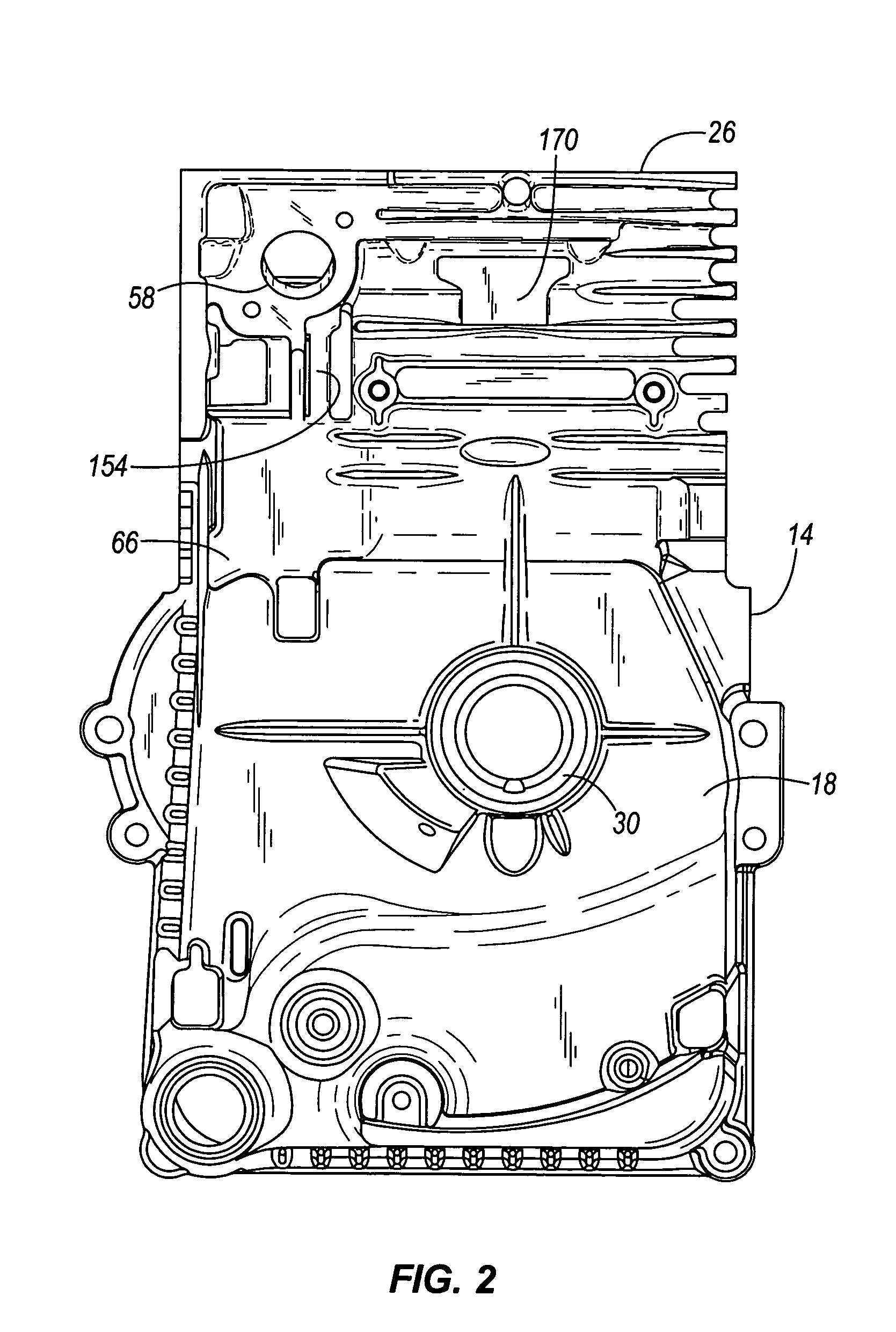 Air flow arrangement for a reduced-emission single cylinder engine