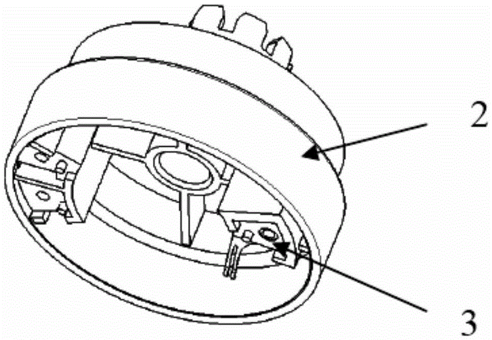 An associated mechanism of an electric vehicle air conditioner controller