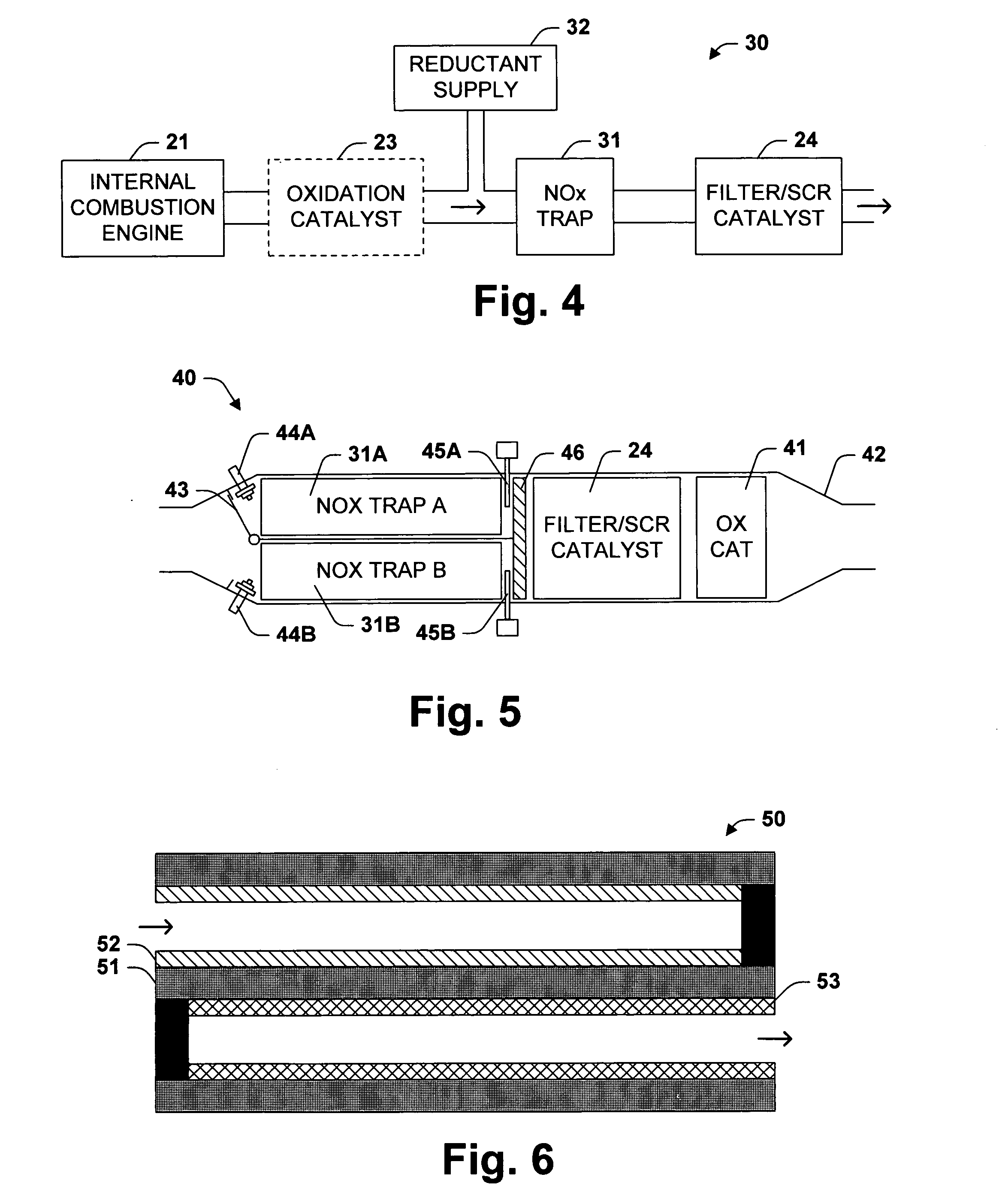 Integrated NOx and PM reduction devices for the treatment of emissions from internal combustion engines