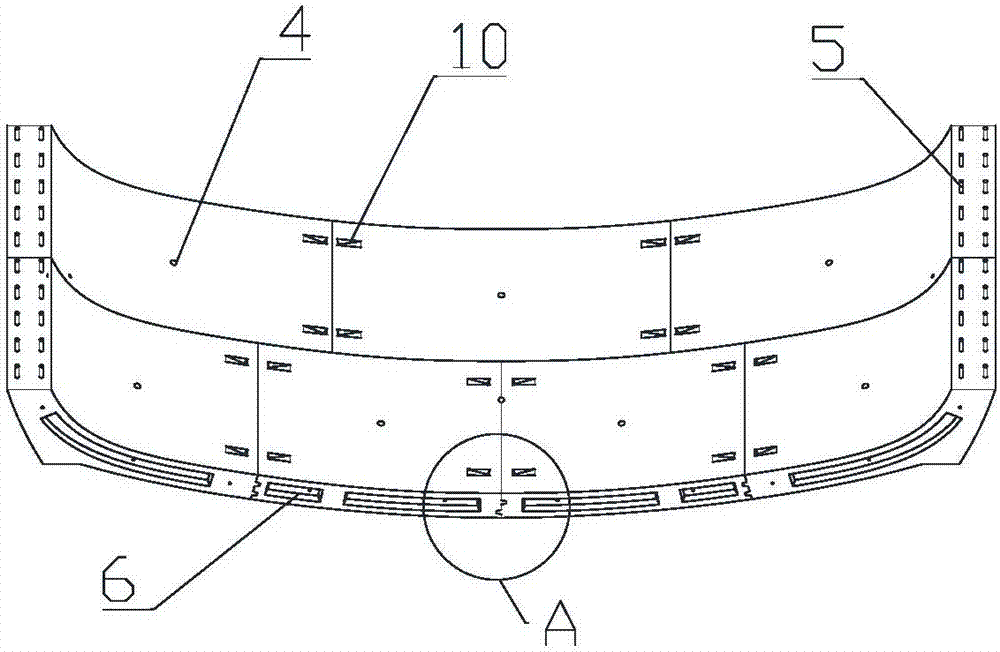 Prefabricated assembly type tunnel inverted arch, tunnel structure and construction method of tunnel structure