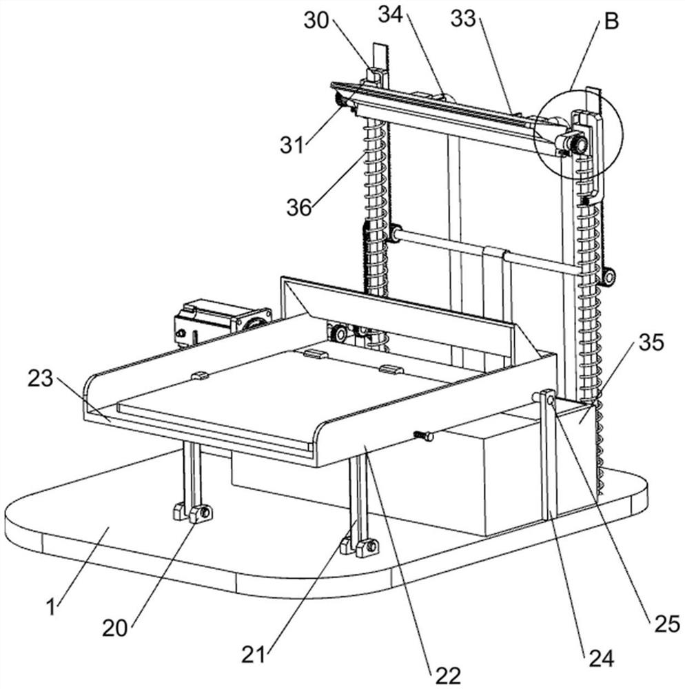 A blackboard surface sandblasting device with waste recycling function