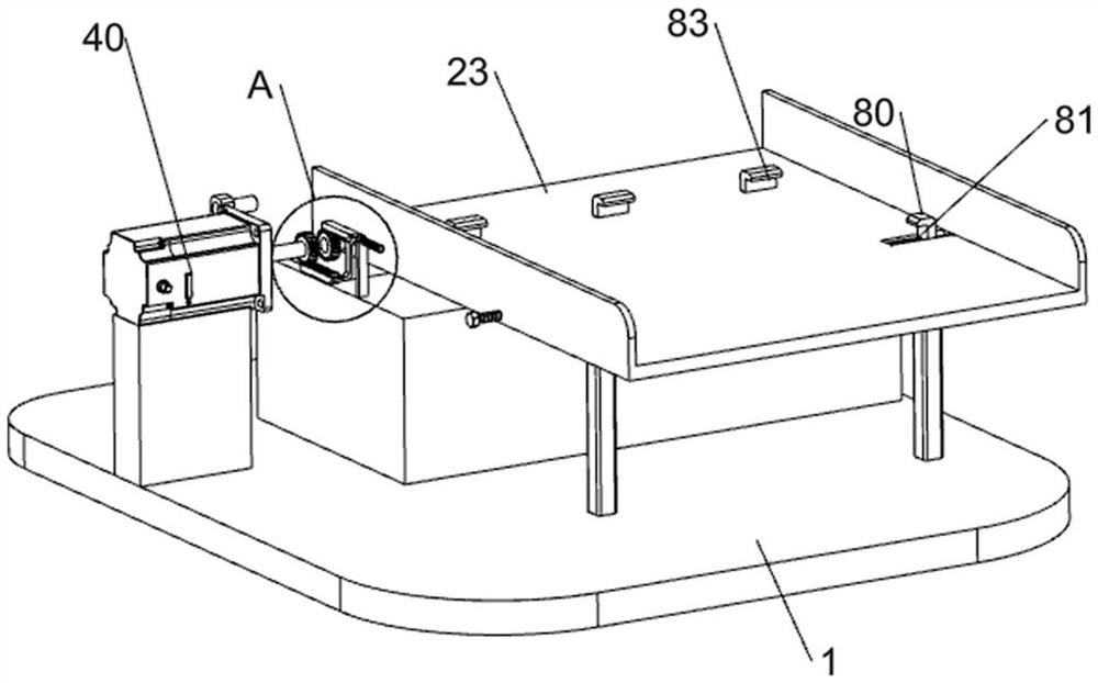 A blackboard surface sandblasting device with waste recycling function