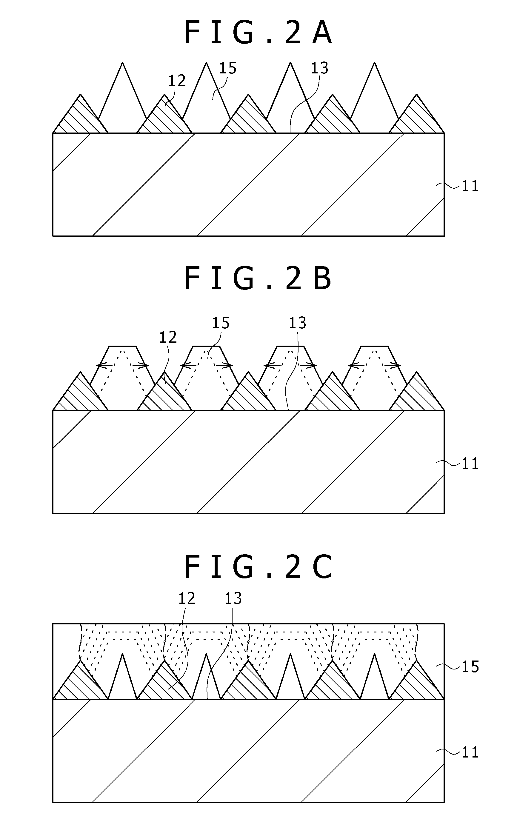 Light-emitting diode and method for manufacturing same, integrated light-emitting diode and method for manufacturing same, method for growing a nitride-based iii-v group compound semiconductor, substrate for growing a nitride-based iii-v group compound semiconductor, light source cell unit, light-emitting diode backlight, light-emitting diode illuminating device, light-emitting diode display and electronic instrument, electronic device and method for manufacturing same