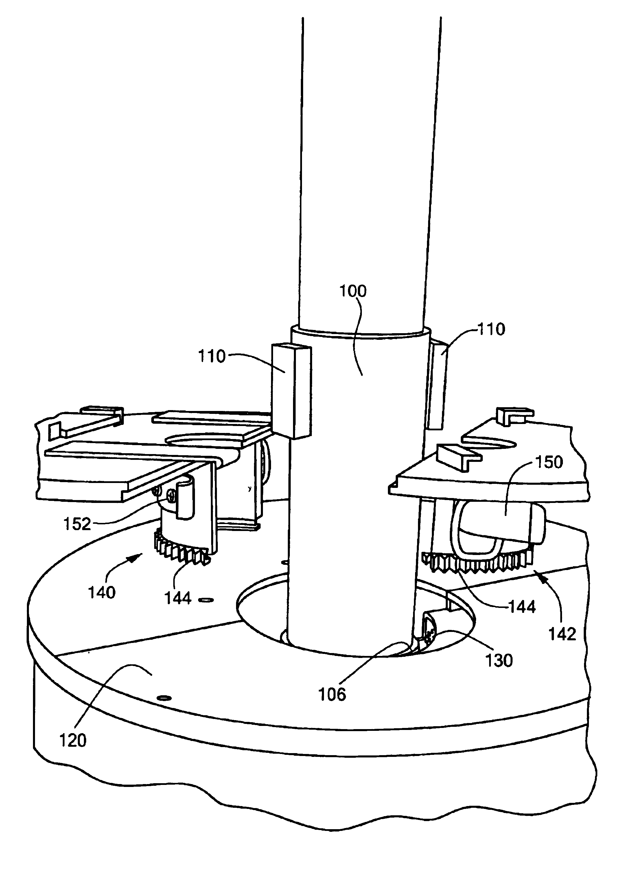 Fan assembly for an umbrella