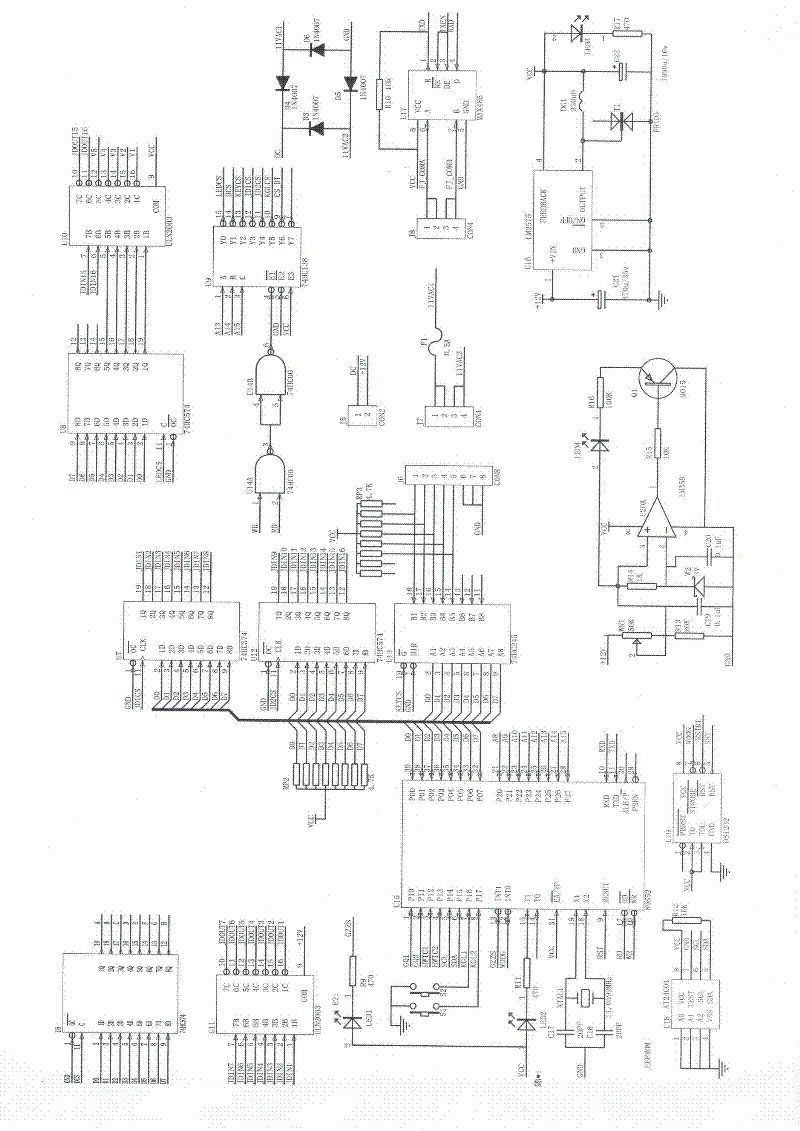 Electricity-saving anti-theft control system and control method for intelligent lighting in classroom