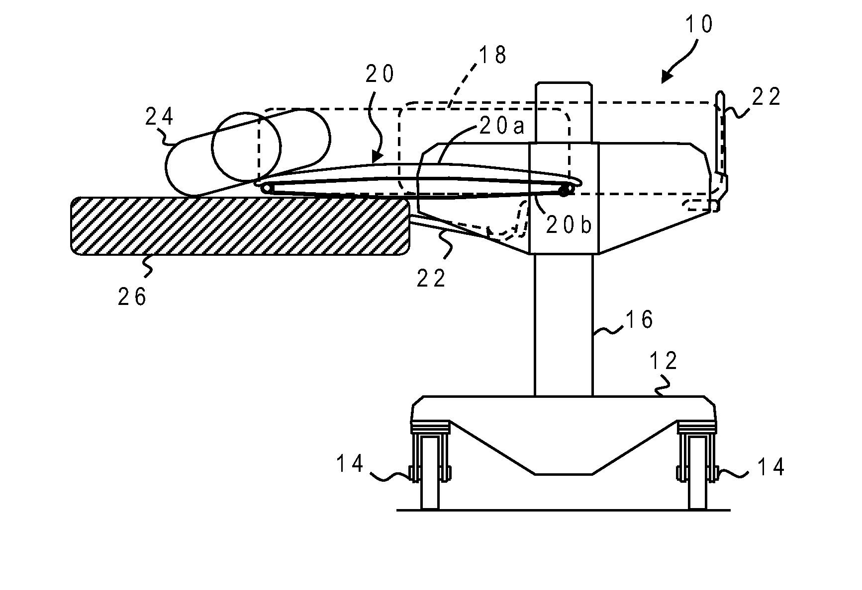 Table and slide assemblies for patient transfer device