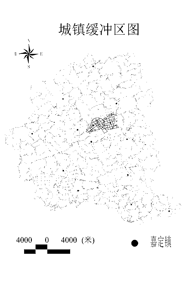 GIS (Geographic Information System)-based region-meshed spatial population density computing method