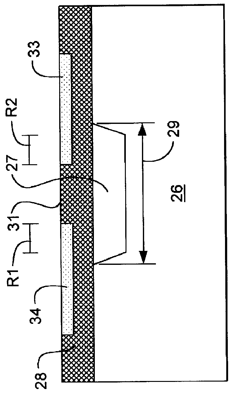 Monolithic silicon intra-ocular pressure sensor and method therefor