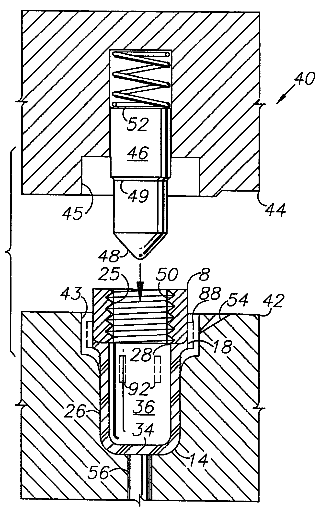 Encapsulated fastener and method and tooling for manufacturing same