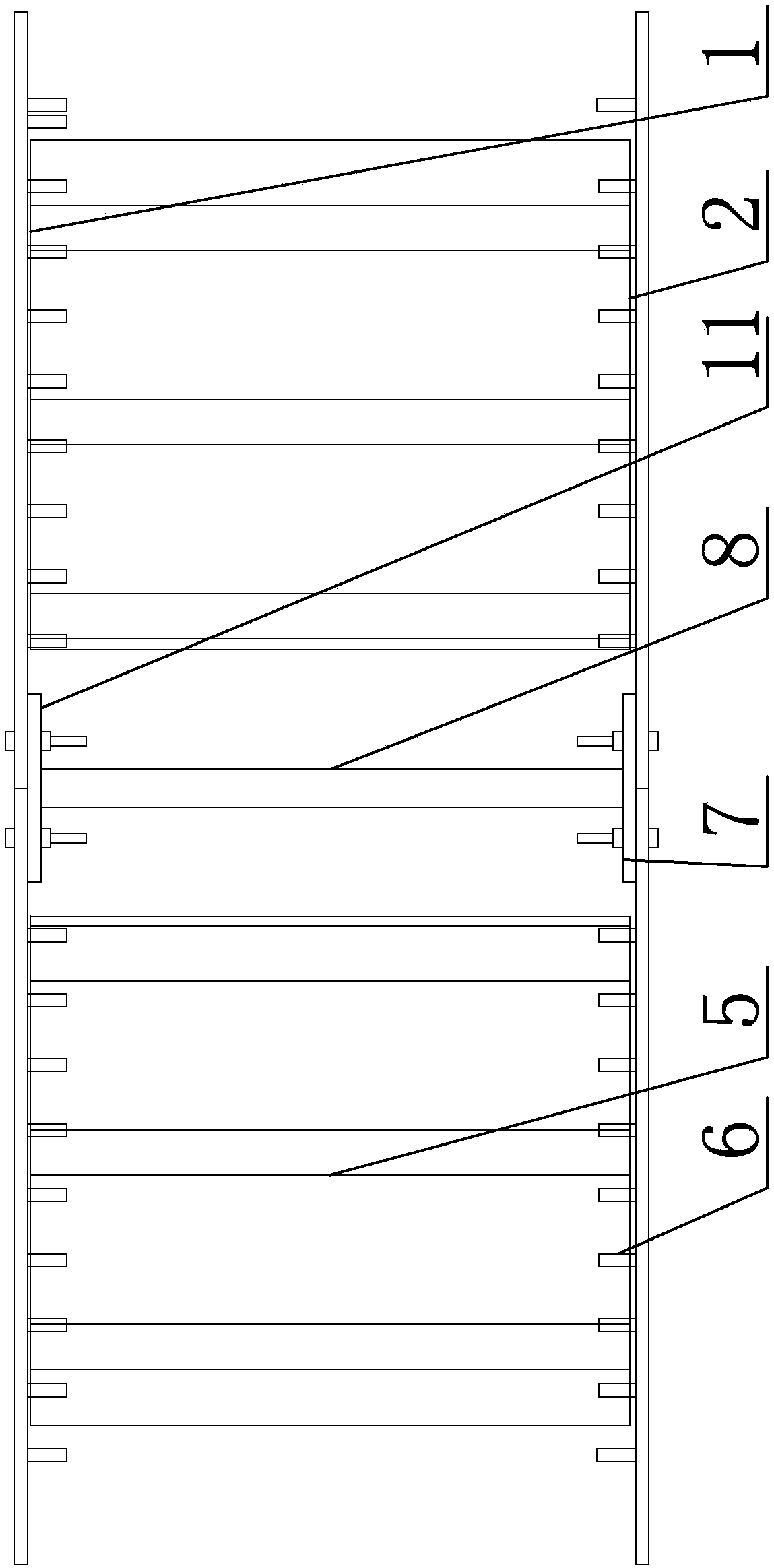 Bolt connection structure for manufacturing tank body and manufacturing method thereof