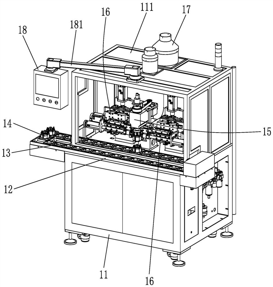 Fully automatic stator spot welding machine