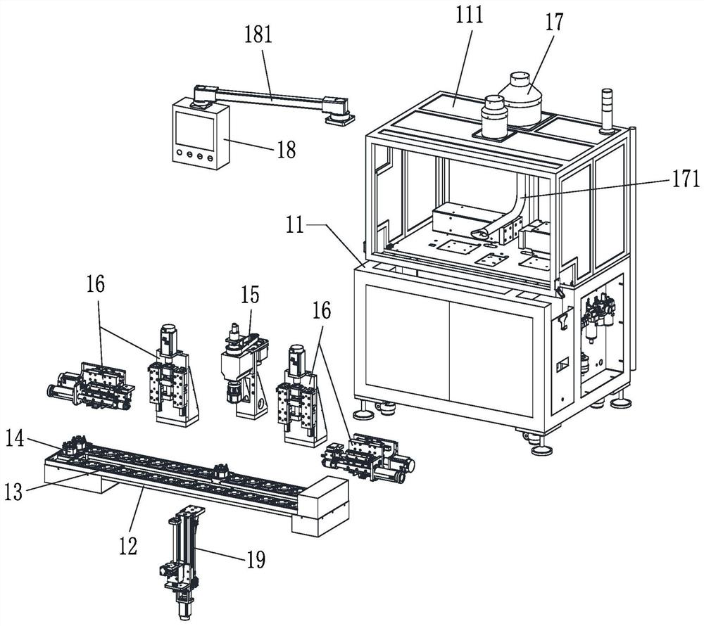 Fully automatic stator spot welding machine