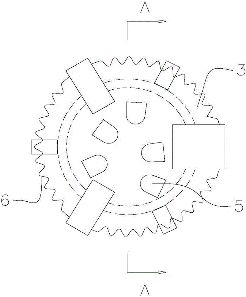 Disk-shaped damping floating valve tray