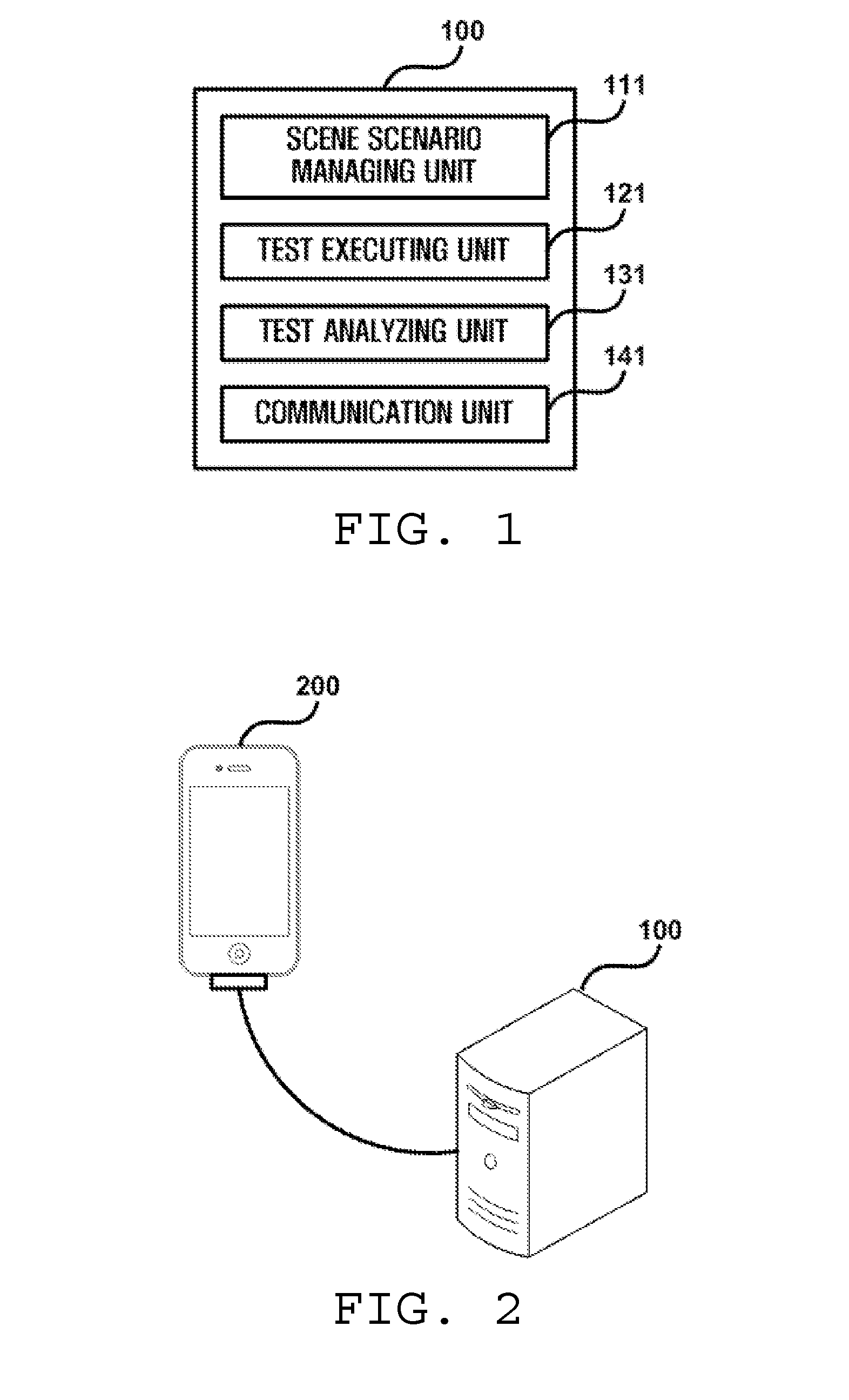 Method and system for automating a scene-based test