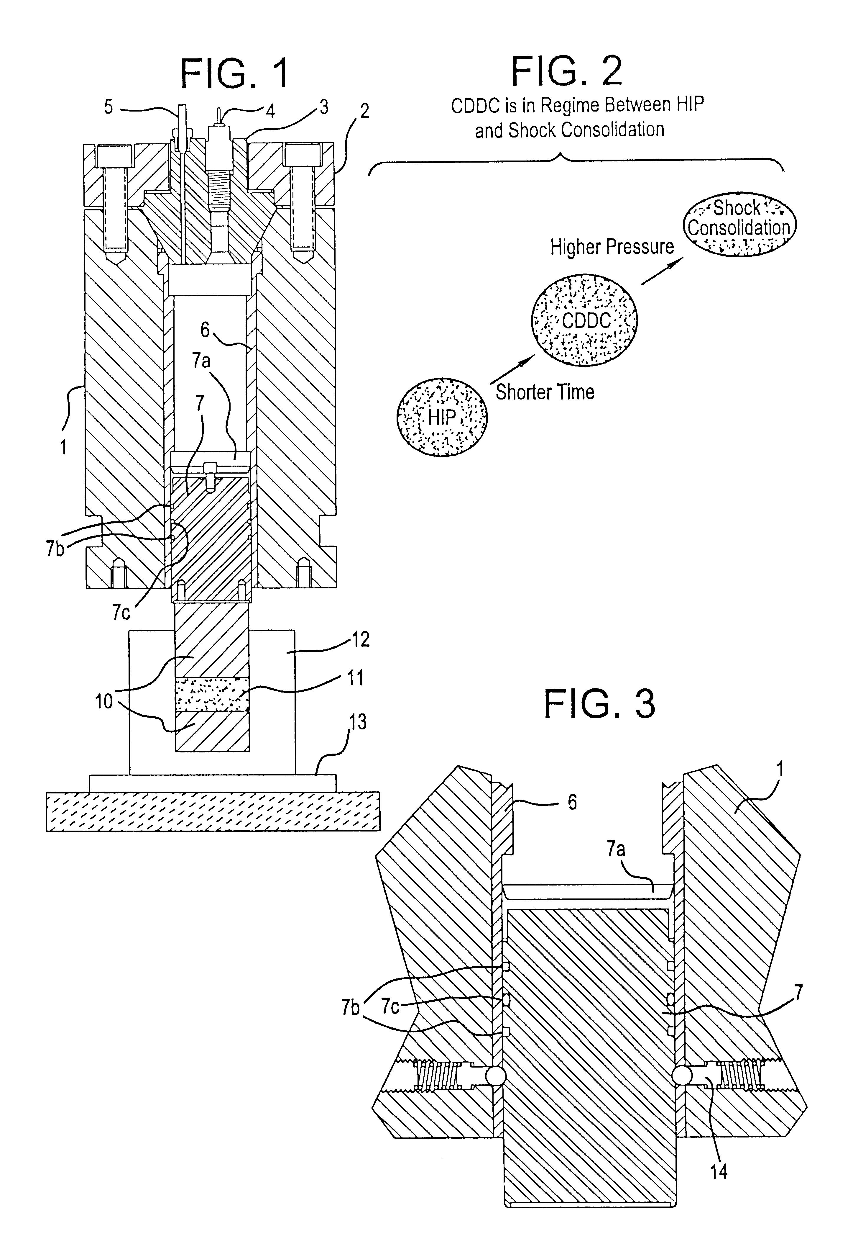 Dynamic consolidation of powders using a pulsed energy source