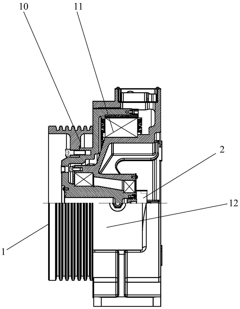 Elevator traction machine, elevator system and elevator traction machine identification method