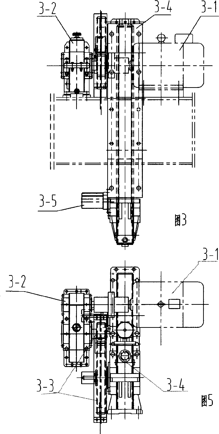 Internal gear type tamping tool for horizontal coke oven