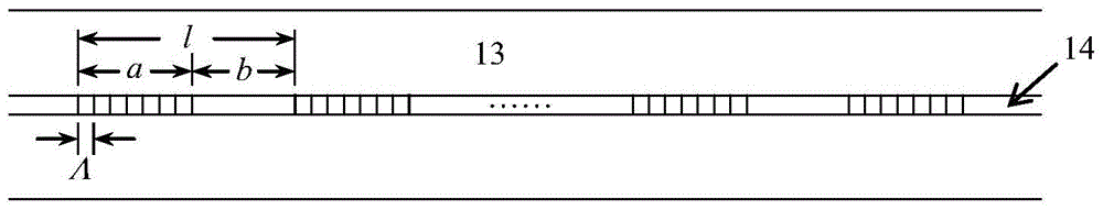 Femtosecond laser fabrication device and method for sampling fiber Bragg grating SFBG