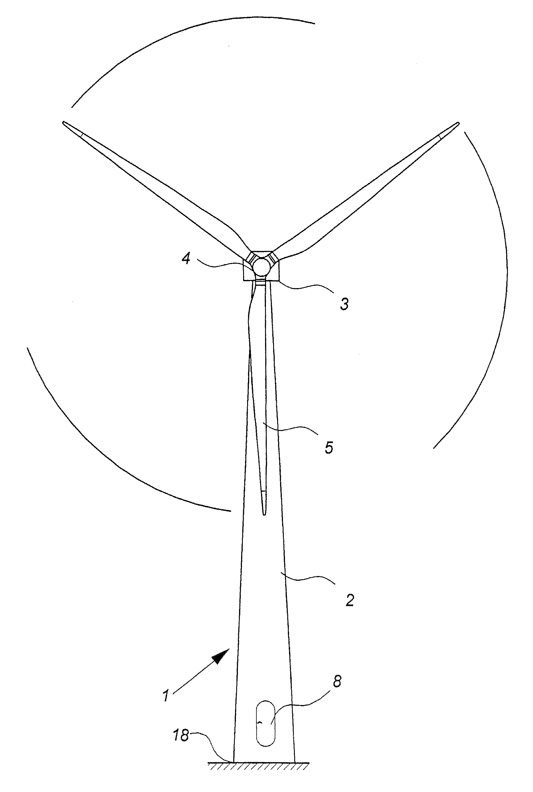 Wind turbine, a method for assembling and handling the wind turbine and uses hereof