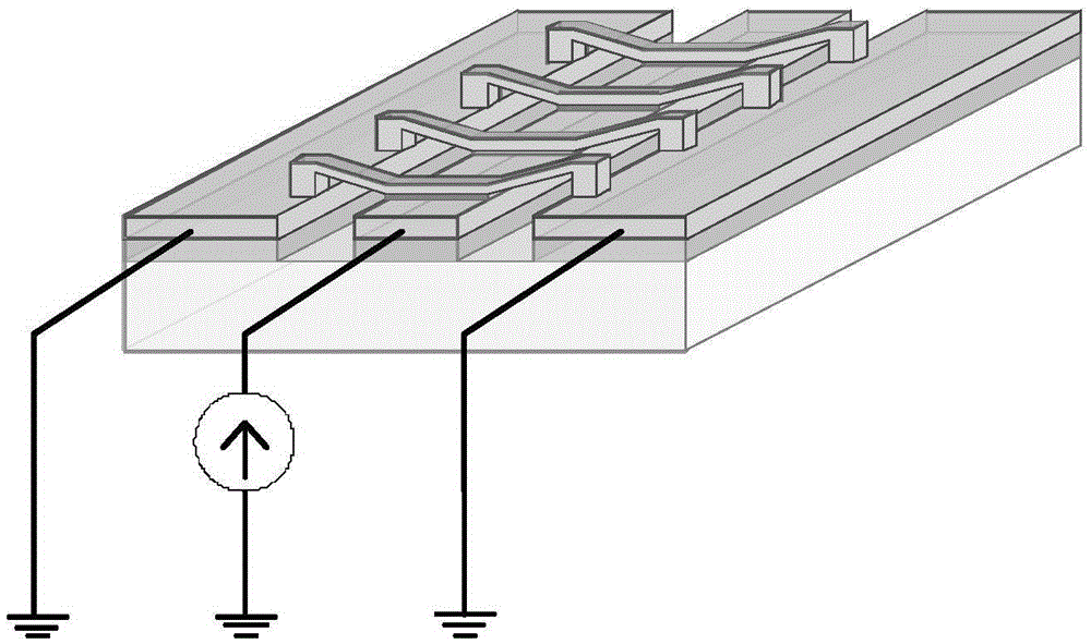 Regulating method for distributed MEMS phase shifter working voltage based on phase shift magnitude electromechanical coupling