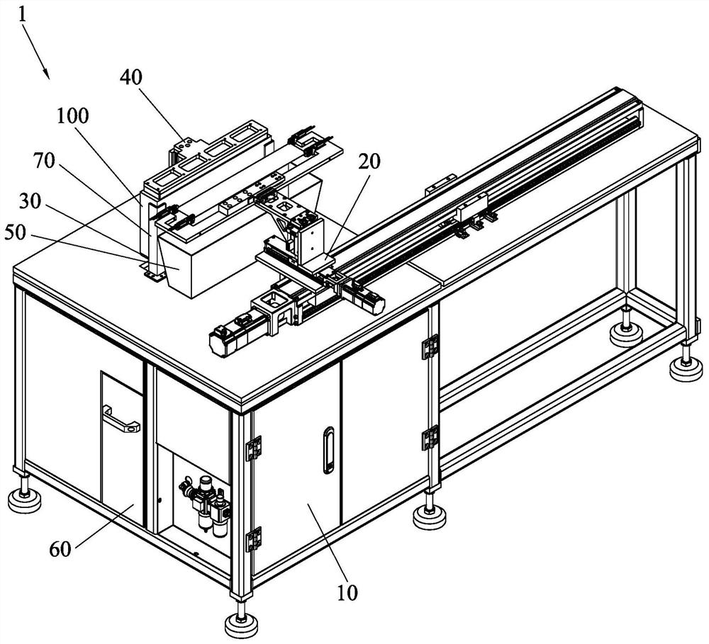 Plate punching feeding-discharging equipment and operation method thereof