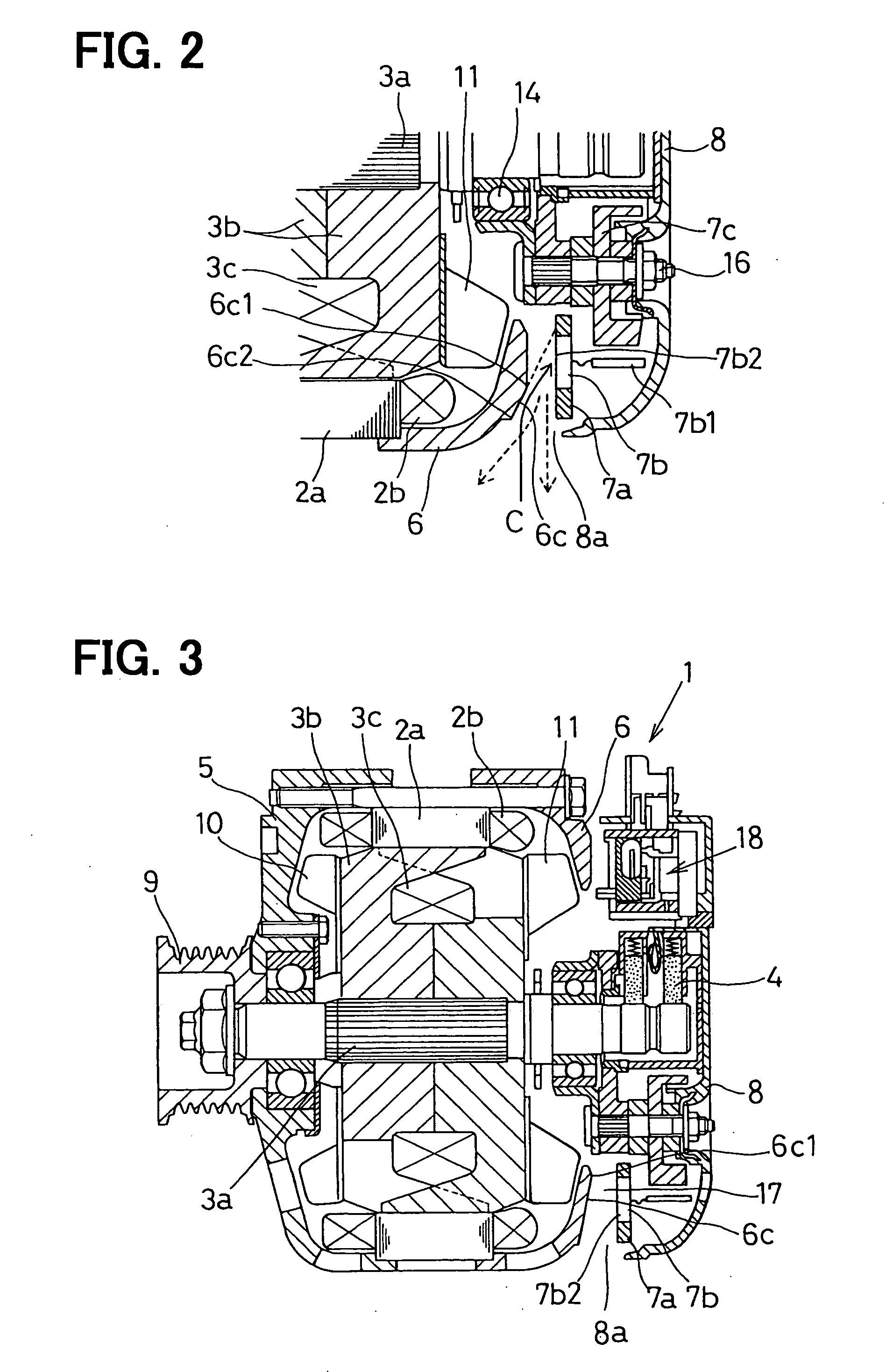 AC generator for vehicle