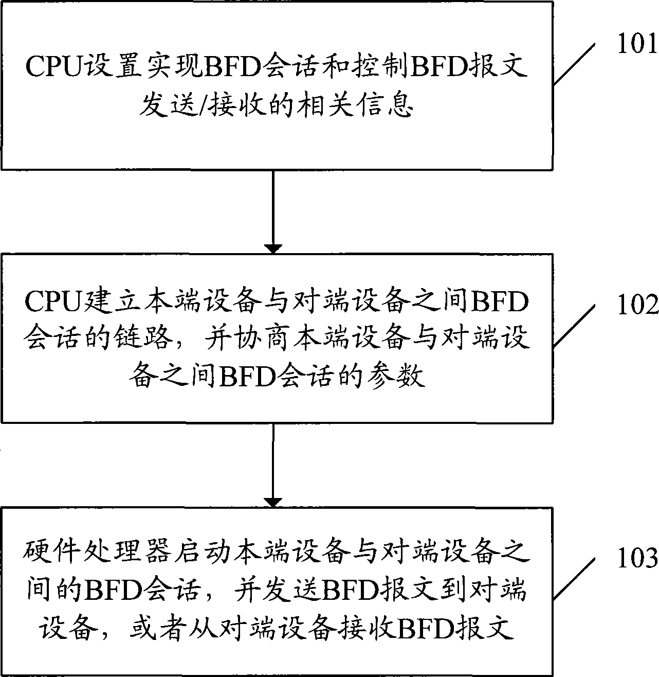 System and method for implementing bidirectional forwarding detection