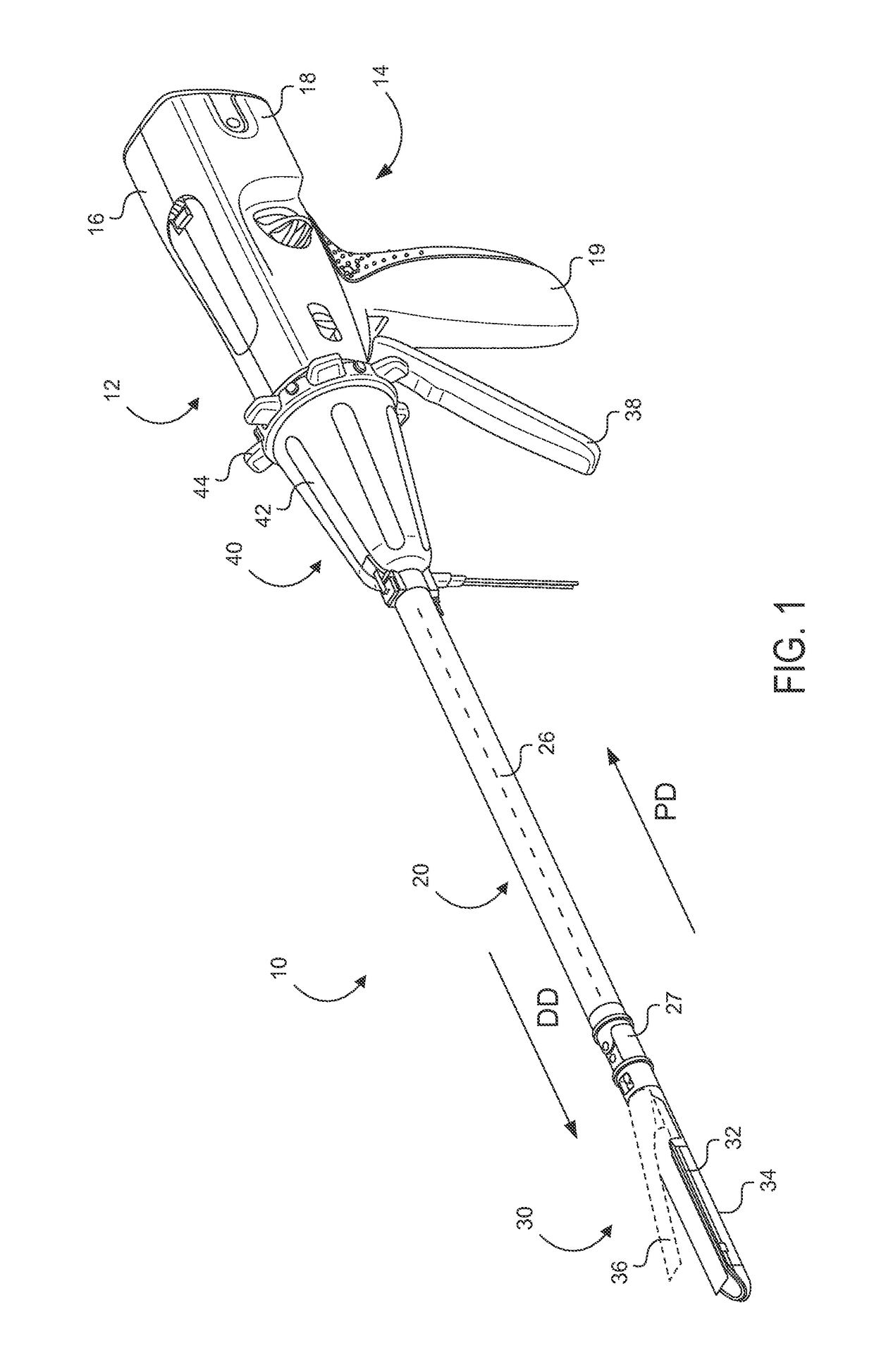 Electrode wiping surgical device