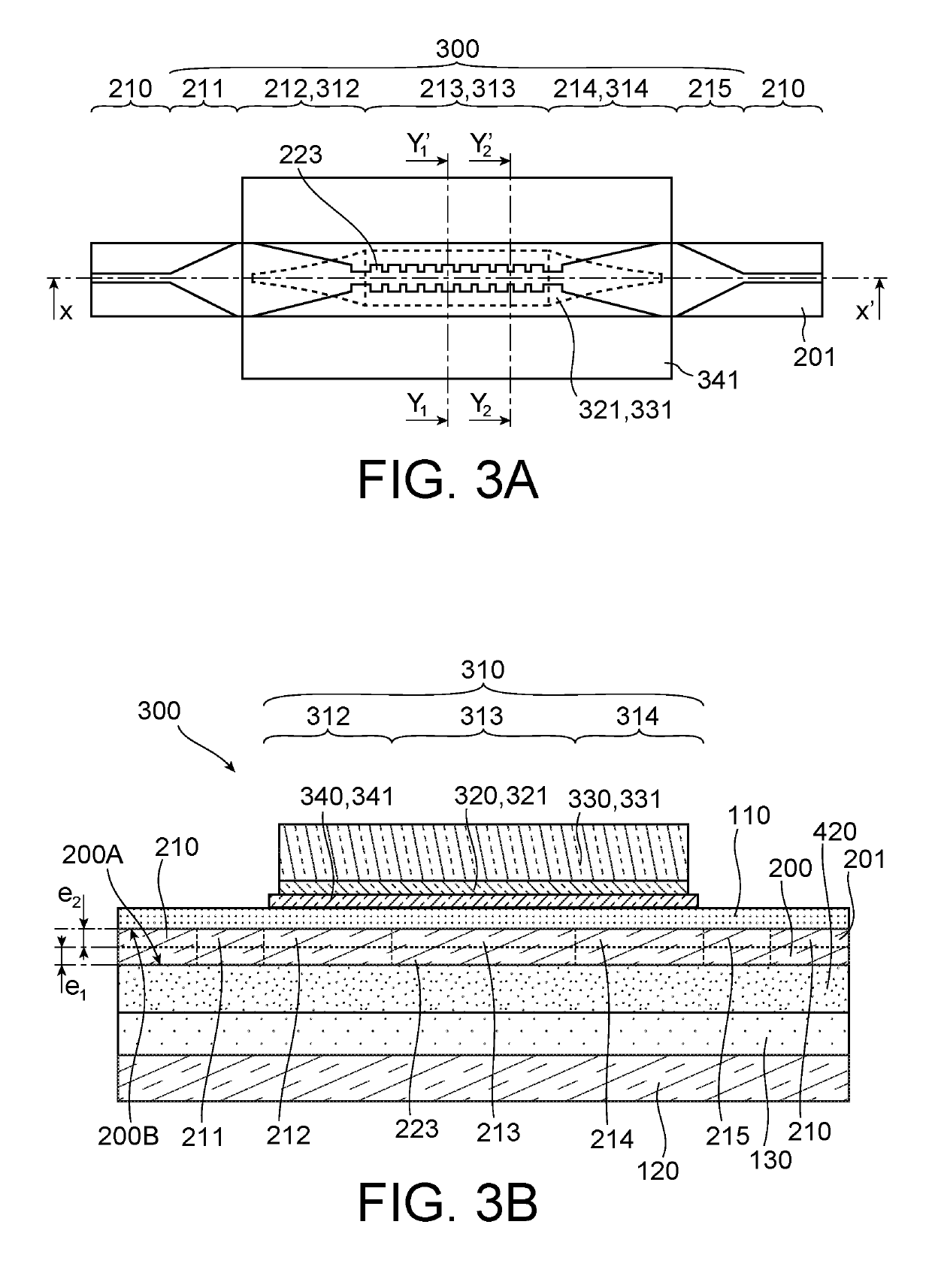 Photonic device comprising a laser optically connected to a silicon waveguide and method for manufacturing such a photonic device