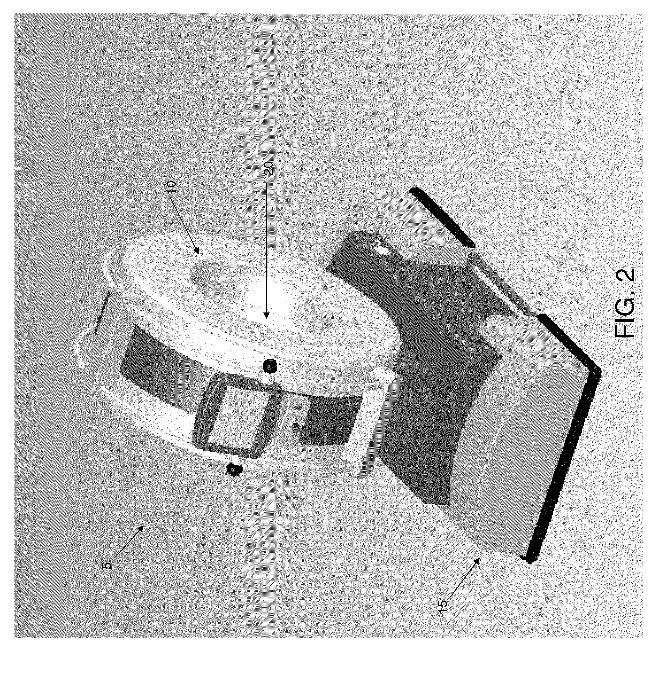 Computerized tomography (CT) imaging system with multi-slit rotatable collimator