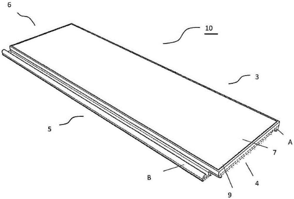 Floor board, in particular for flooring