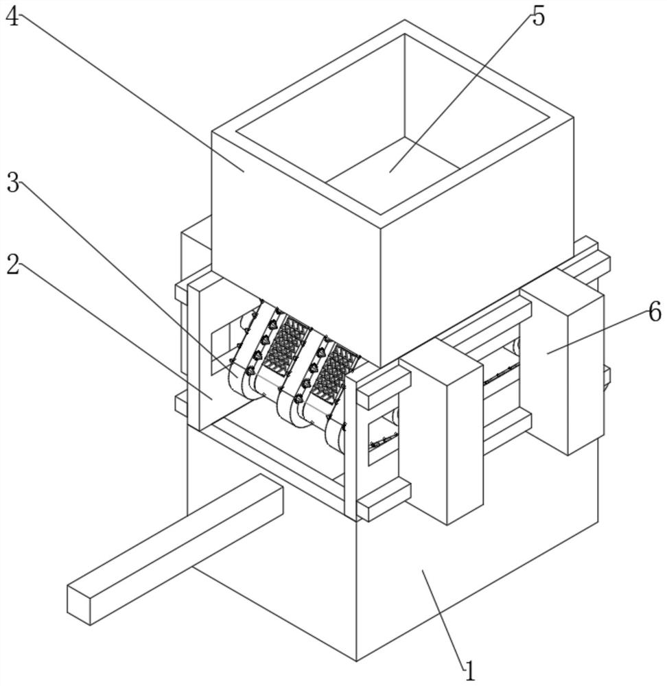 Building template waste removing equipment