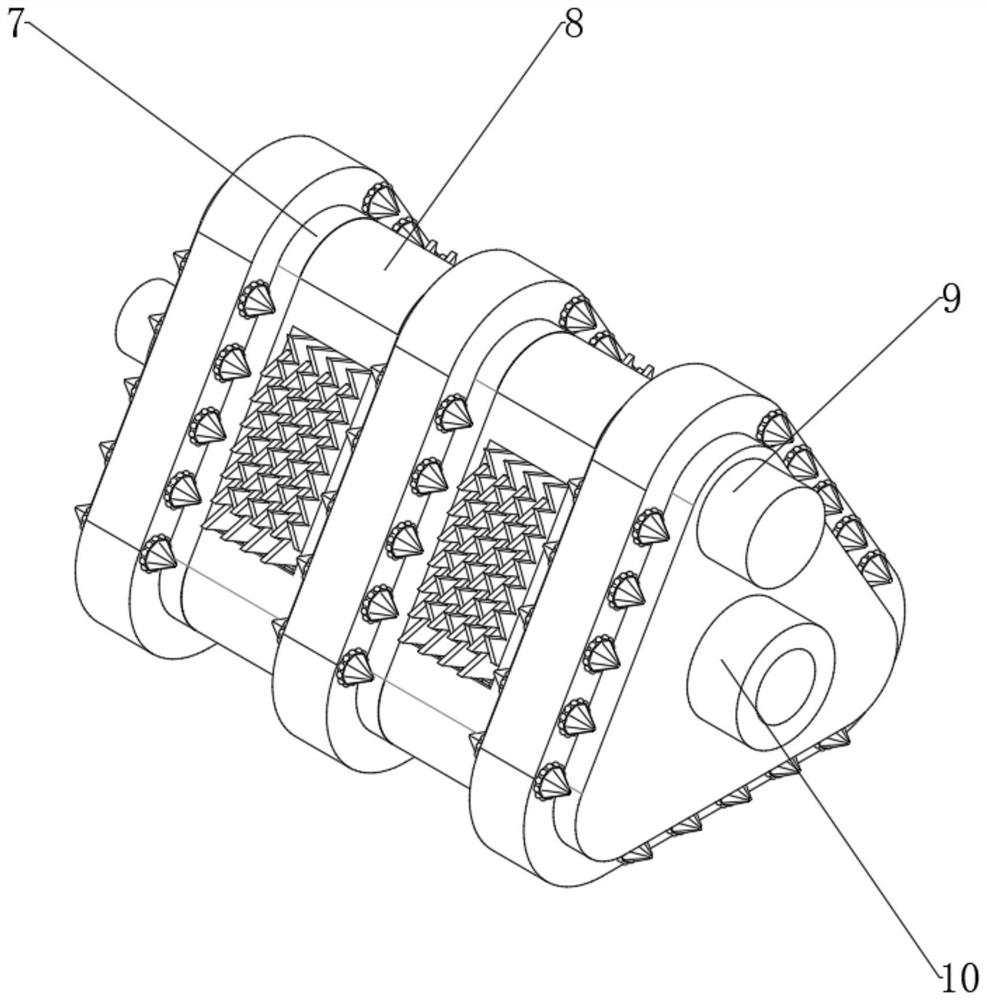 Building template waste removing equipment