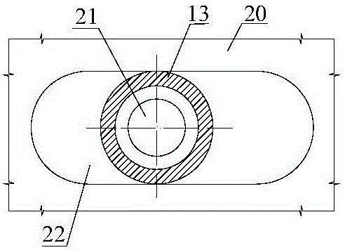 Shield segment lining connector structure with limiting function