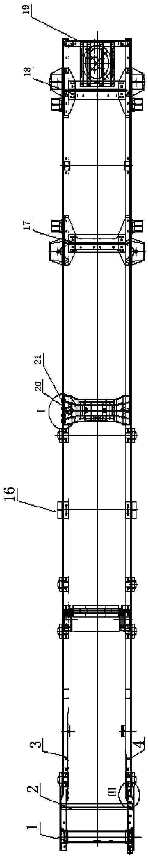 Short wheelbase variable width frame assembly structure