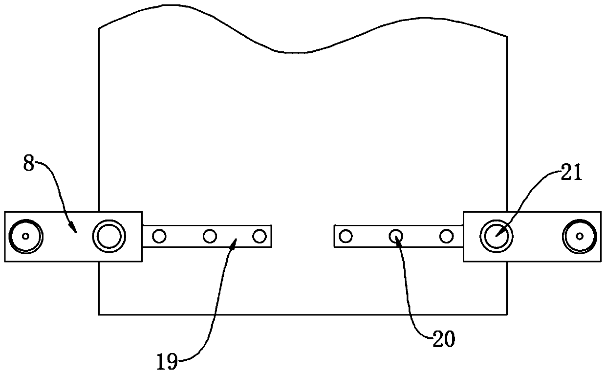 Automatic material collecting device for quality inspection machine