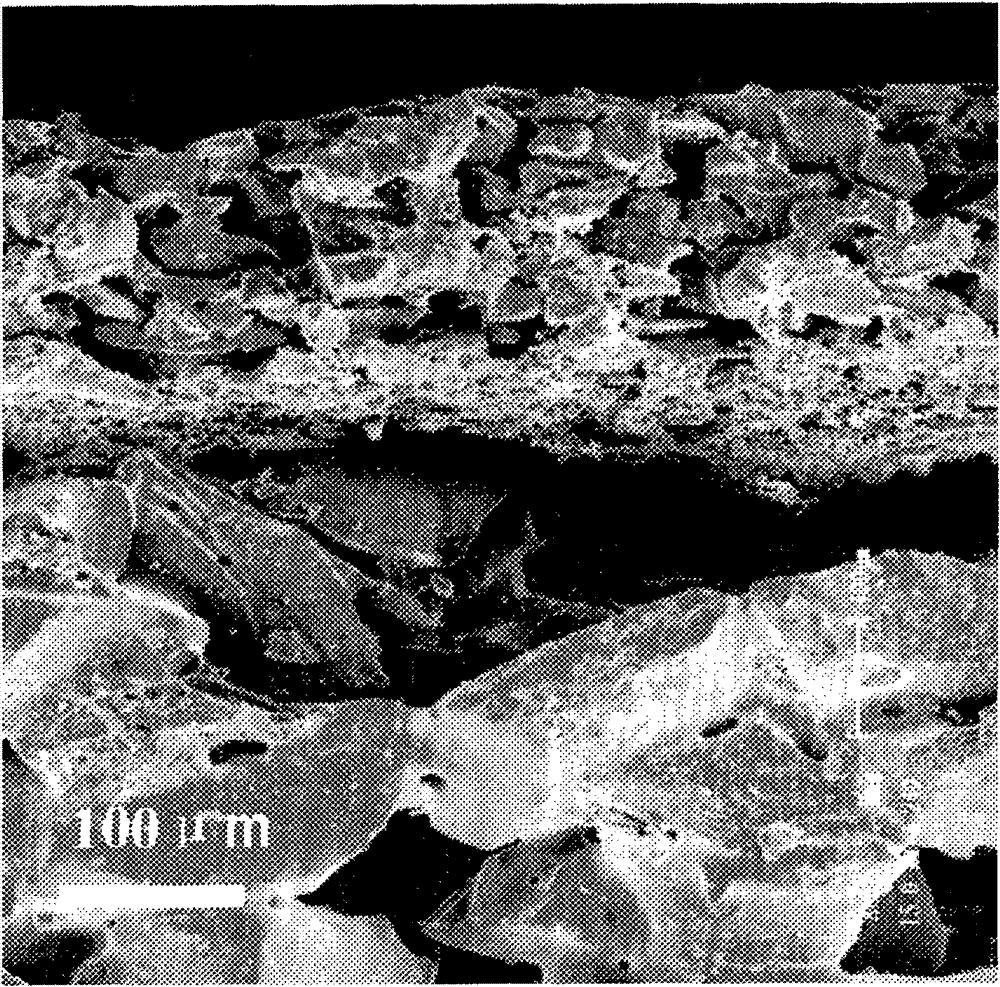 Double-layer asymmetrical surface film of porous ceramic filter tube for dust filter and preparation method thereof