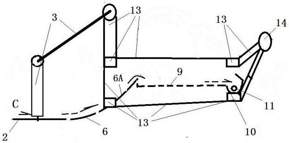 Method for digging water chestnuts by rotary cutting and digger employing same