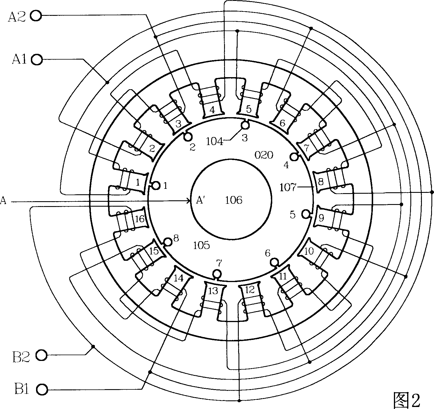 Audio Switch type AC induction motor