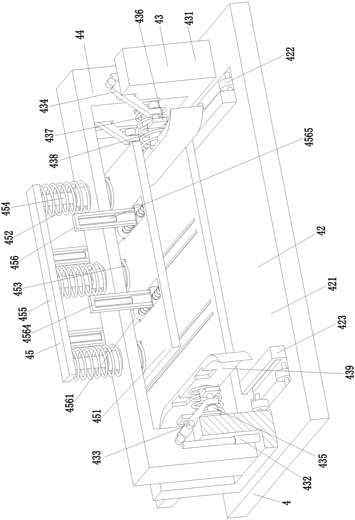 Luggage rack for passenger train