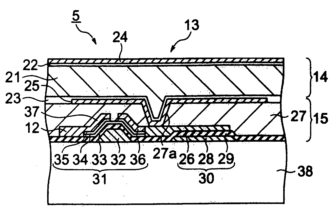 X-ray detector and x-ray examination device using it