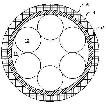 A kind of optical hybrid cable