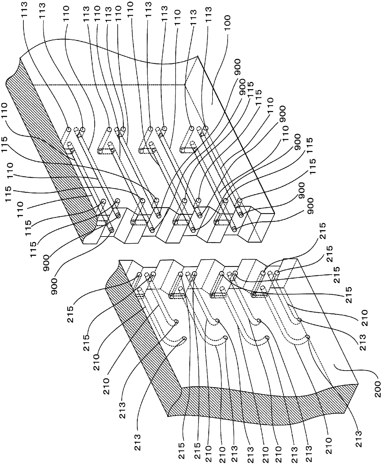 The second and fourth precast concrete parts and the joining method of the precast concrete parts