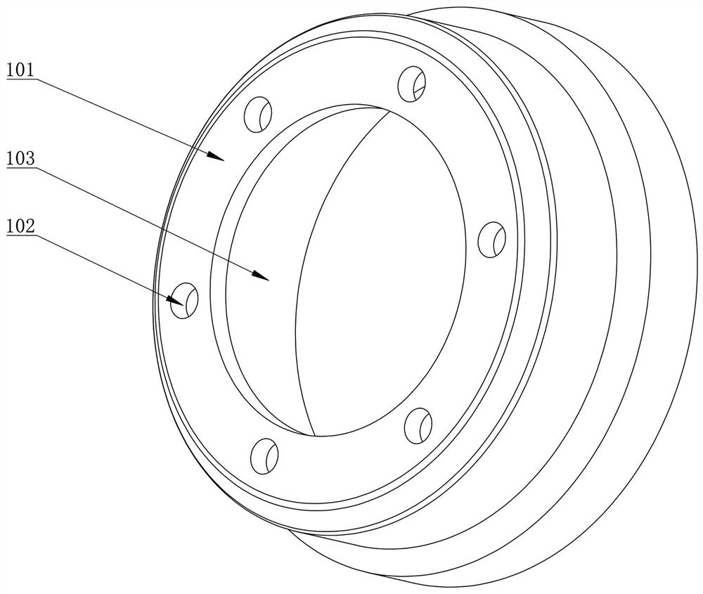 A combined anti-lock brake drum for heavy-duty vehicles