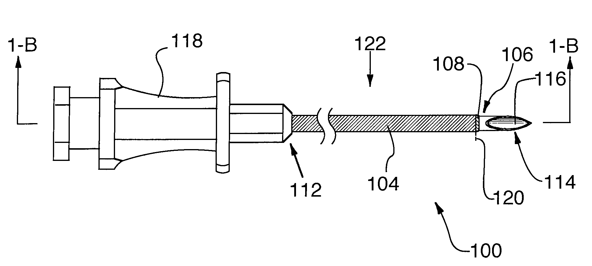 Electrosurgical device with improved visibility